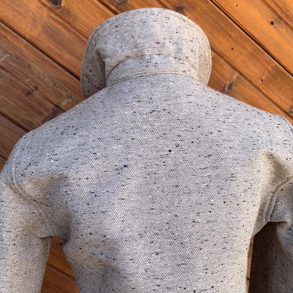 Roffe Vintage Ski Blazer Jacket Tweed Leather Size Large - Picture 10 of 12